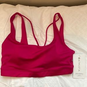 New Athleta Exhale Shine Bra Medium A-C